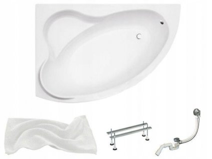 Vaňa ADA 140x90 LEVÉ BESCO + SIPHON AUTOMATIC!_0