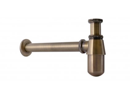 SIFÓN UMYWALKOWY mosadz retro staré zlato_0