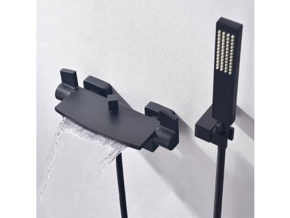 TAP BATH TAP WATERFALL EFFECT BLACK MAT v7_0