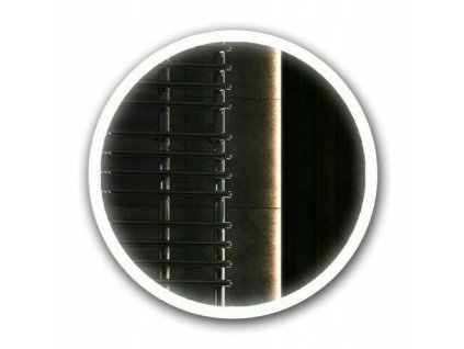 Okrúhle LED osvetlené zrkadlo, 50 cm, do kúpeľne_1