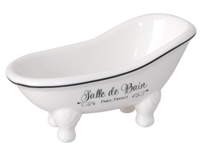 Mydielko v tvare vane BIELE RETRO_0