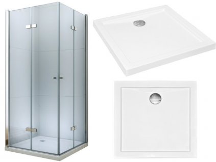 MEXEN LIMA DUO SPRCHOVÁ KABÍNA 90x90 + ZÁSOBNÍK_0