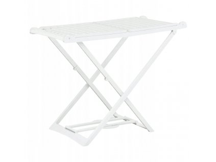 Skladacia sušička na oblečenie VidaXL, biely plast_0