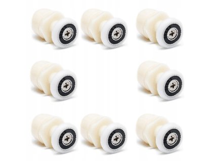 8pcs VALČEKY pre sprchovacie kabíny EXCENTRICKÝ 20 mm_0