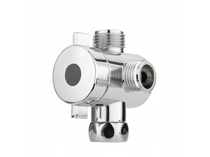 G1 / 2 Chromovaný 3-smerný T adaptér s páčkou_0