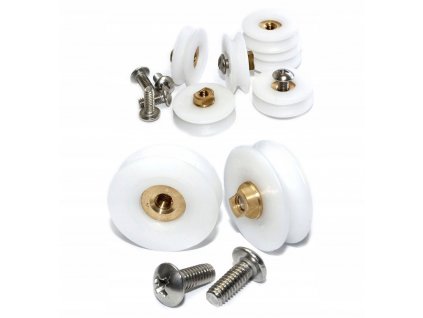 Valčekové kolieska do sprchovej kabíny R23 23mm 8ks._0