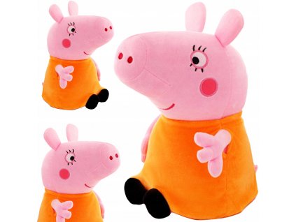 Maskot prasiatka Peppa Pig MAMA 27 cm PLYŠOVÝ