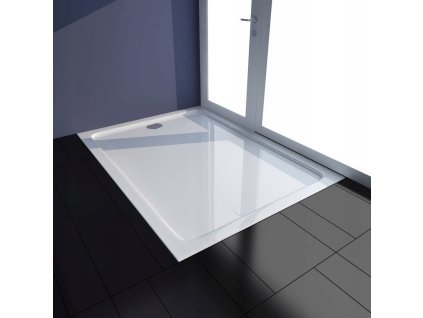 Obdĺžniková sprchová vanička ABS biela 80 x 110_1