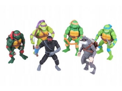 Korytnačky Ninja Teenage Mutant Ninja Turtles Sada 6 ks