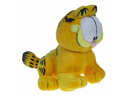 Maskot sediaci Garfield 27 cm PLYŠOVÝ VYPR