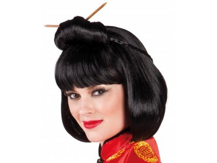 Parochňa na vlasy čínska Gejša s tyčinkami