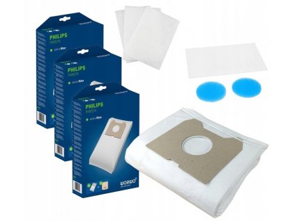 Vrecká do vysávača PHILIPS s filtrom 12 ks syntetické