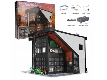 Lego King Modern Starbucks Cafe Moderná kaviareň