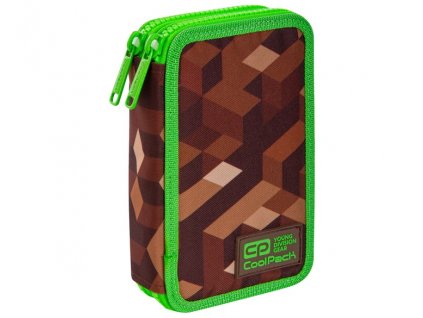 Dvojkomorový peračník CoolPack JUMPER City Jungle Minecraft s príslušenstvom