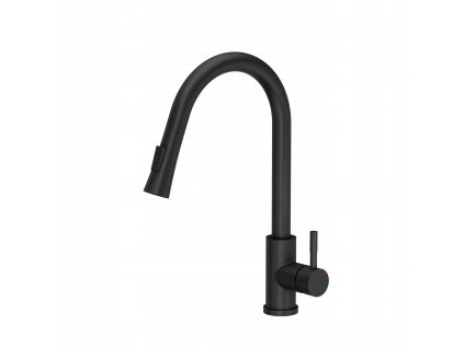 Kuchynská batéria Julia čierny výsuvný výtok_0