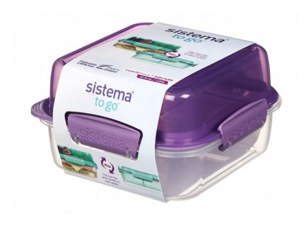 Sistema lunchbox skladany lunch stack to go 1240ml