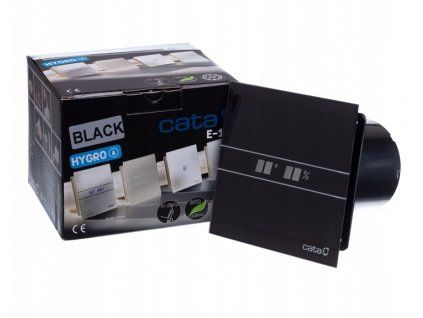 Kúpeľňový ventilátor CATA E-100 GTH BLACK