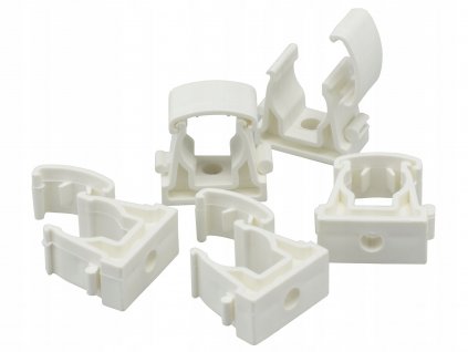 Uzavretá rukoväť na potrubie biela UZ-16 10 ks VYPR