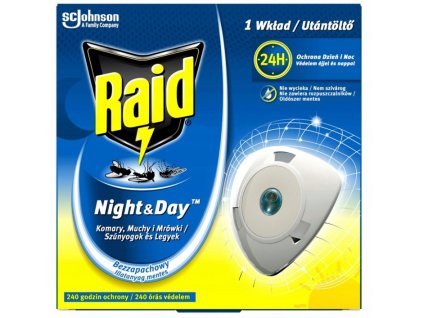 Náplň Raid pre elektrofumigátor Night&Day VYPR