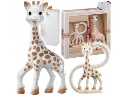 Zyrafa Sophie gryzak zyrafka Zestaw narodzinowy