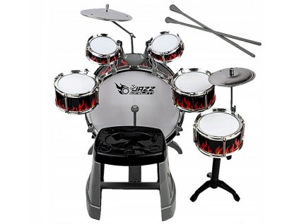 PERKUSJA DUZA DLA DZIECI ZESTAW BEBNOW TALERZE