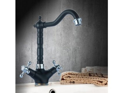 BATERIA UMYWALKOWA STOJACA LAZIENKOWA CZARNA Kod producenta 9111 13CC