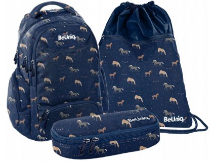 KON KONIE KONIKI PLECAK SZKOLNY PIORNIK WOREK 3W1