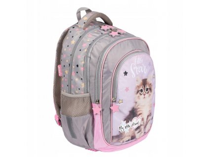 Plecak 4 komorowy BPL58 GREY CAT KOTEK MLF