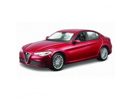 BBURAGO 1 24 ALFA ROMEO GIULIA 2016 RED CZERWONY