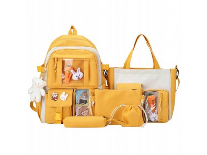 PLECAK SZKOLNY MLODZIEZOWY TORBA 5W1 ZESTAW