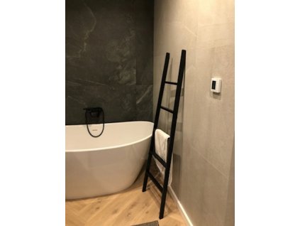 Čierny rebrík 180 cm - 5 priečok, DARČEK_0