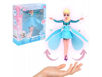 LATAJACA LALKA MAGICZNA ELSA LED STEROWANA REKA