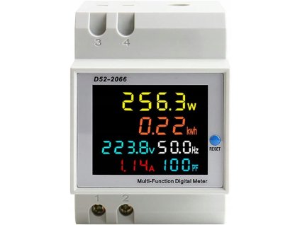 6 w1 Licznik energii D52 2066 LCD AC40 300 V 100 A