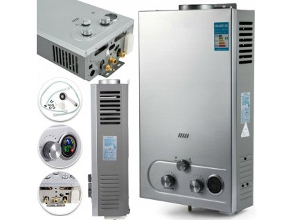 PRZEPLYWOWY GAZOWY Podgrzewacz WODY 18L 36kW LPG