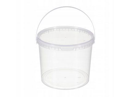 WIADRO WIADERKO PLASTIKOWE Z POKRYWKA 5 L ATEST