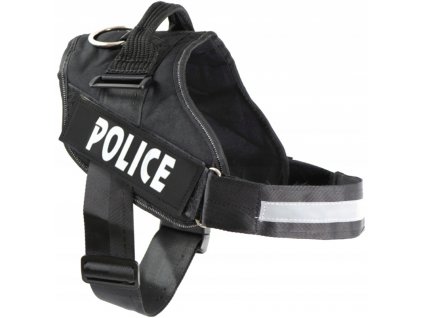 MOCNE SZELKI DLA PSA S 50 60cm ODBLASK POLICE