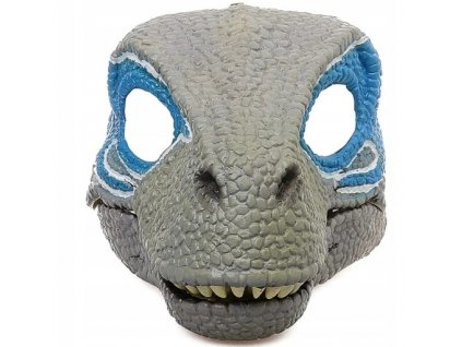 3D Maska Dino dino z ruchoma szczeka niebieski Marka inna marka