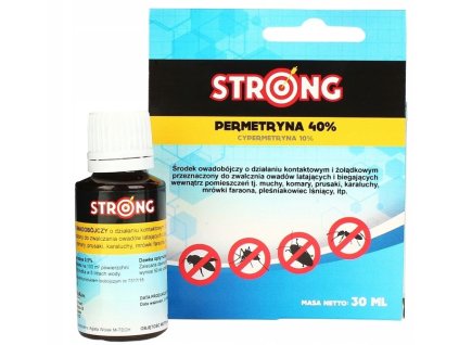PERMETRYNA 40 OPRYSK KOMARY MUCHY PCHLY KLESZCZE