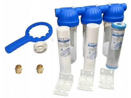 Súprava na úpravu vody 3 filtre USTM 8 kusov 1/2"