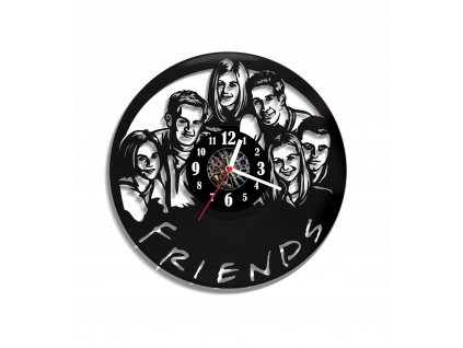 Zegar scienny z plyty winylowej Friends 13 3