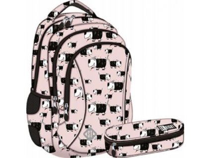 Plecak szkolny wielokomorowy ST RIGHT DOGS piorn