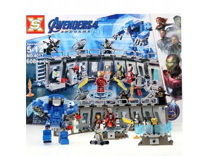 Bloky/tehly Avengers Iron Man ARMOR brnenie 608 ks VYPR
