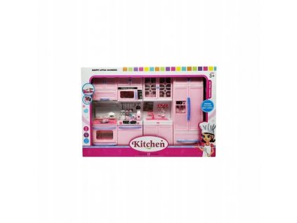 Detská kuchynka pre bábiky Barbie DELUXE RUŽOVÁ