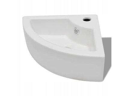 Umývadlo s prepadom, 45 x 32 x 12,5 cm, biele_0