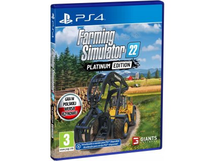 FARMING SIMULATOR 22 PLATINUM EDITION PL PS4 Symulator farmy 2022