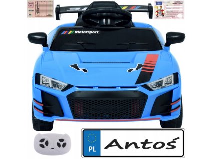 Auto CABRIO na akumulator A5 PILOT led BUJANIE Kolor Niebieski