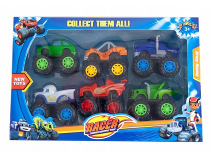 BLAZE I MEGA MASZYNY 6 AUTEK NA NAPED MEGA ZESTAW Plec chlopcy dziewczynki