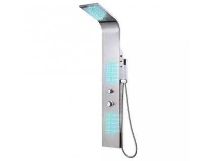 Nerezový sprchový panel, zakrivený_0