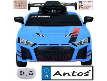 Auto CABRIO na akumulator A5 PILOT led BUJANIE Kolor Czerwony (1)