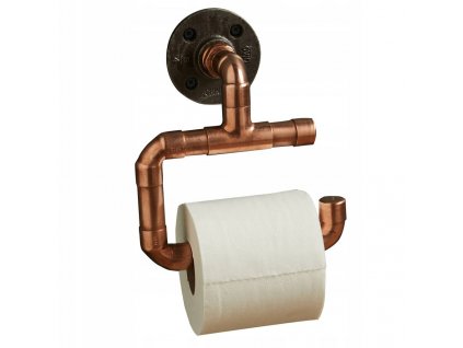 Medený vešiak na priemyselný toaletný papier_0